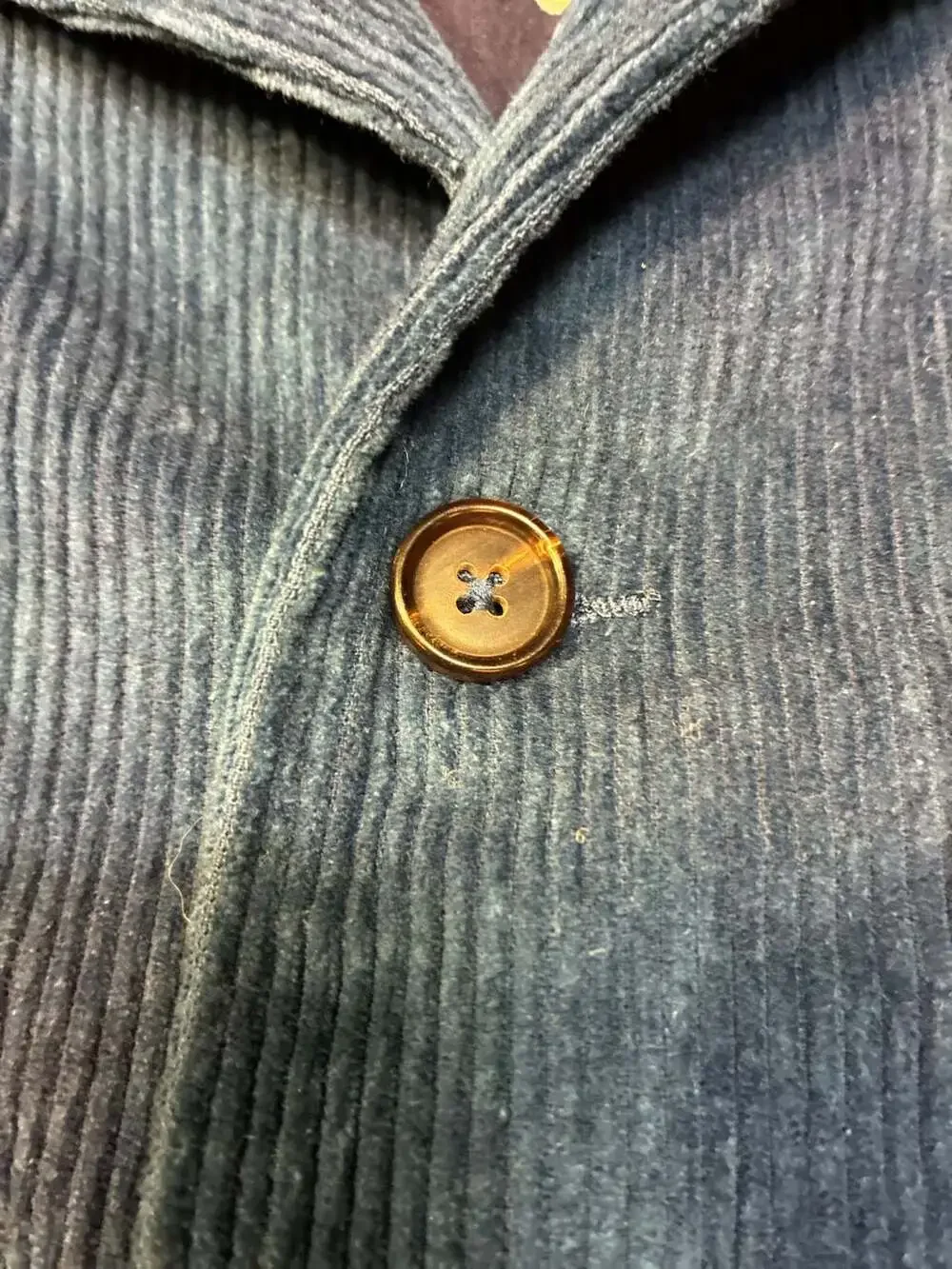 Badbowl Studio Authentic Handcrafted Indigo Corduroy Chore Jacket